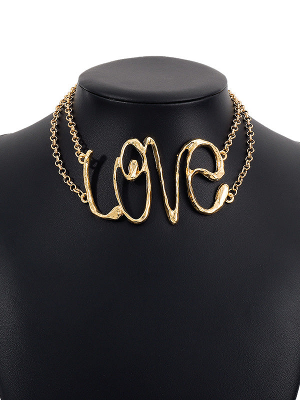 Chains Geometric Hollow Necklaces Accessories - Image 5
