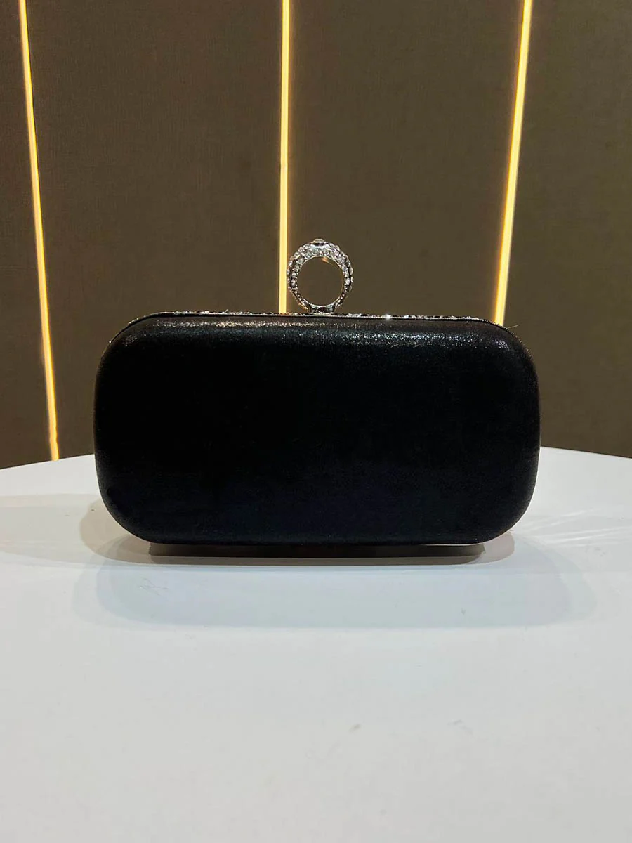 Chains Geometric Lock Rhinestone Shiny Crossbody Bags Evening Bags & Clutches - Image 12
