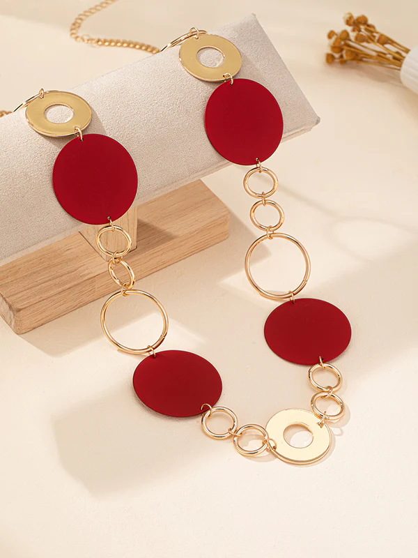 Chains Geometric Necklaces Accessories - Image 3