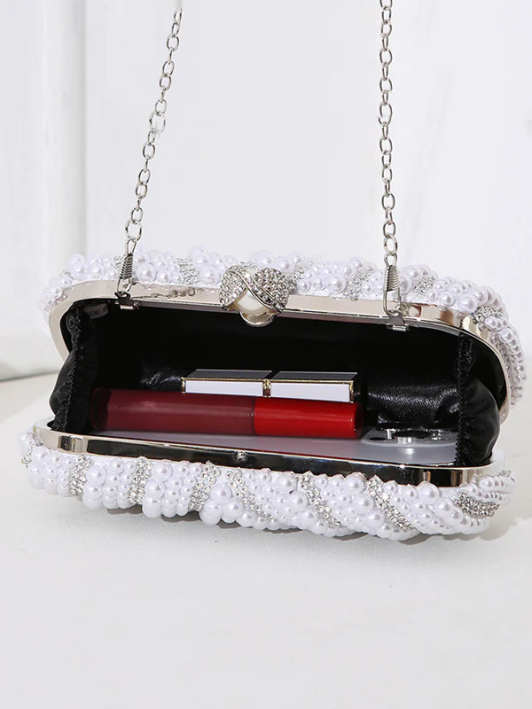 Chains Geometric Rhine Stones Handbags - Image 10