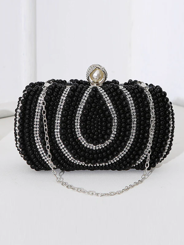 Chains Geometric Rhine Stones Handbags - Image 2