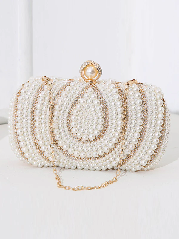 Chains Geometric Rhine Stones Handbags - Image 4