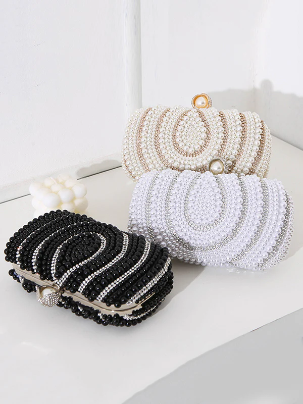 Chains Geometric Rhine Stones Handbags - Image 8