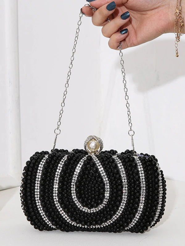 Chains Geometric Rhine Stones Handbags - Image 9