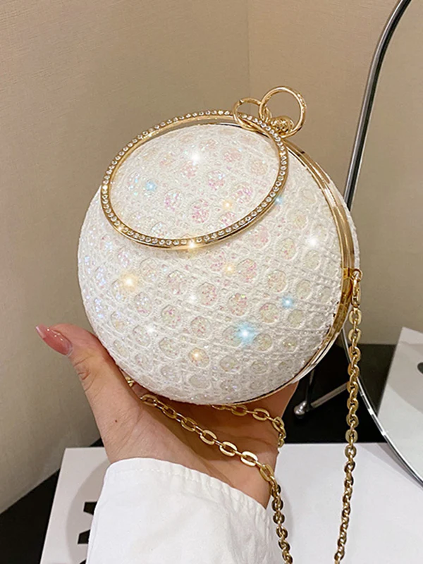 Chains Geometric Rhinestone Shiny Bags Bags Accessories Crossbody Bags Evening Bags & Clutches Handbags - Image 11