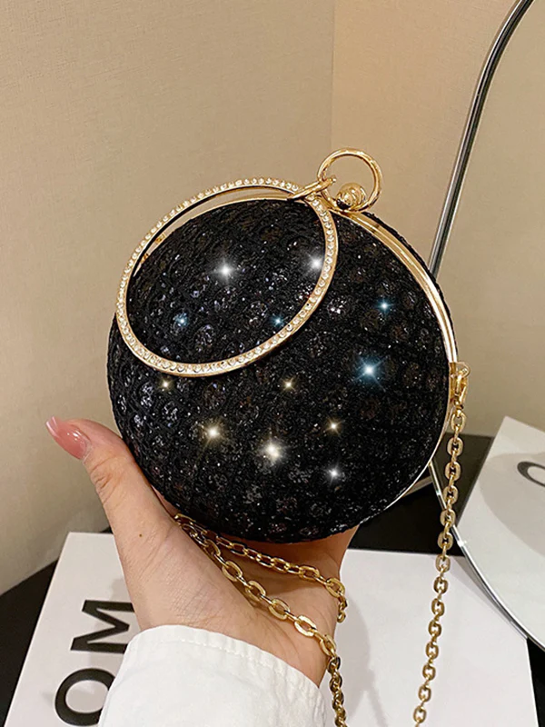 Chains Geometric Rhinestone Shiny Bags Bags Accessories Crossbody Bags Evening Bags & Clutches Handbags - Image 12