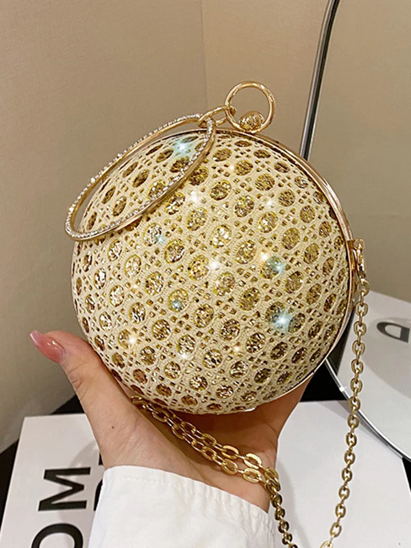 Chains Geometric Rhinestone Shiny Bags Bags Accessories Crossbody Bags Evening Bags & Clutches Handbags - Image 13