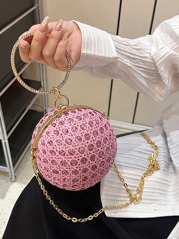 Chains Geometric Rhinestone Shiny Bags Bags Accessories Crossbody Bags Evening Bags & Clutches Handbags - Image 16
