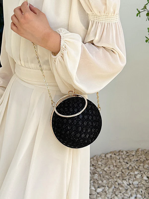 Chains Geometric Rhinestone Shiny Bags Bags Accessories Crossbody Bags Evening Bags & Clutches Handbags - Image 4