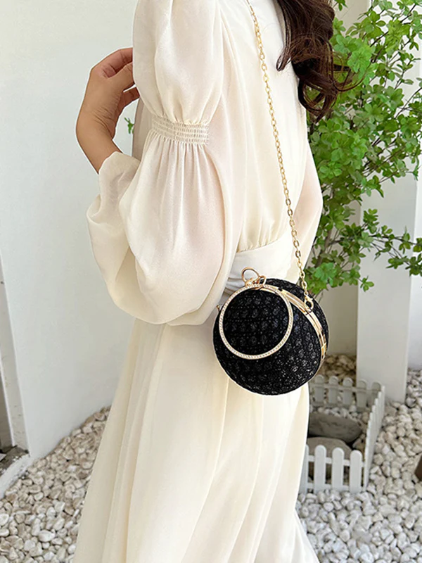 Chains Geometric Rhinestone Shiny Bags Bags Accessories Crossbody Bags Evening Bags & Clutches Handbags - Image 5