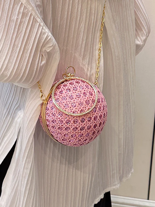 Chains Geometric Rhinestone Shiny Bags Bags Accessories Crossbody Bags Evening Bags & Clutches Handbags - Image 8