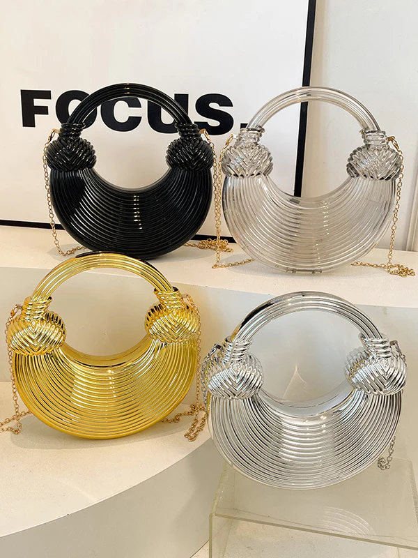 Chains Geometric Shiny Bags - Image 10