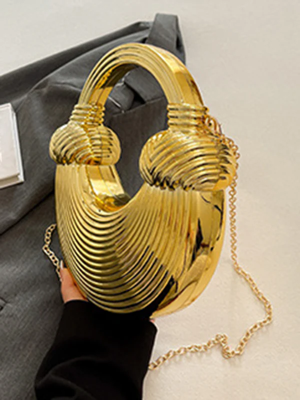 Chains Geometric Shiny Bags - Image 11