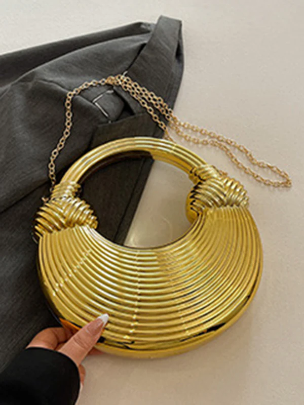 Chains Geometric Shiny Bags - Image 12