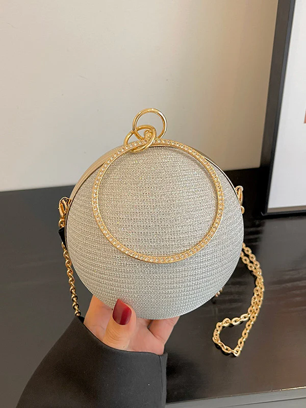 Chains Geometric Shiny Bags Crossbody Bags Handbags - Image 10