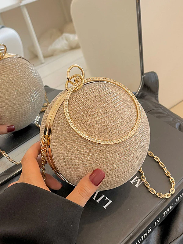 Chains Geometric Shiny Bags Crossbody Bags Handbags - Image 12