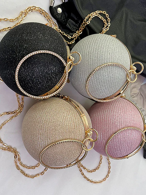 Chains Geometric Shiny Bags Crossbody Bags Handbags - Image 19