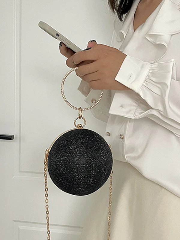 Chains Geometric Shiny Bags Crossbody Bags Handbags - Image 7