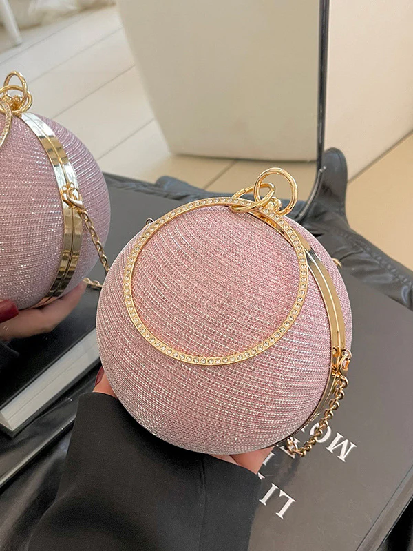 Chains Geometric Shiny Bags Crossbody Bags Handbags - Image 9