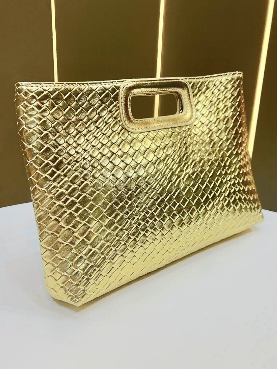 Chains Geometric Shiny Snakeskin Crossbody Bags Evening Bags & Clutches - Image 4