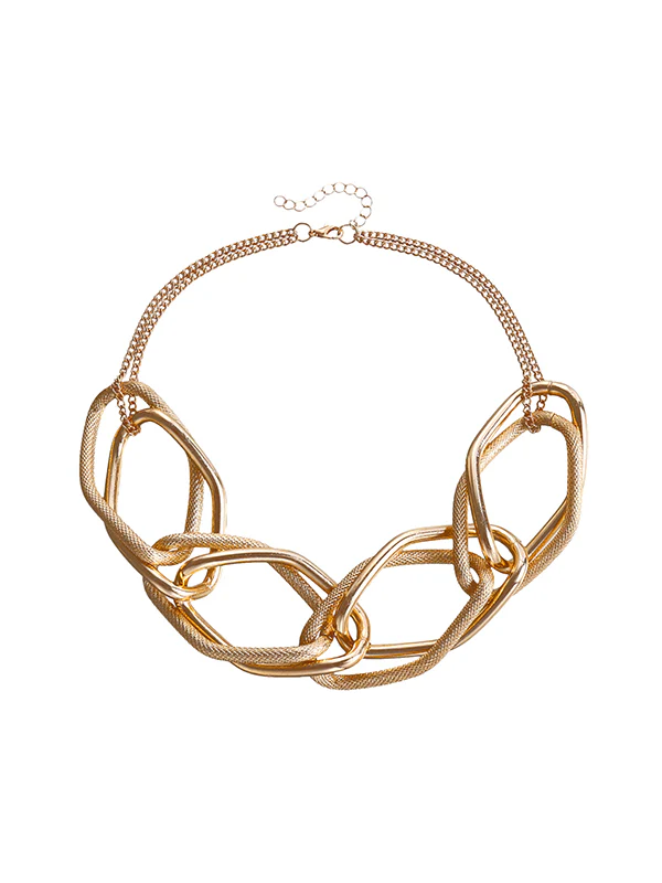 Chains Geometric Solid Color Necklaces Accessories - Image 12