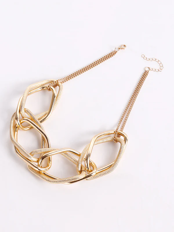 Chains Geometric Solid Color Necklaces Accessories - Image 13