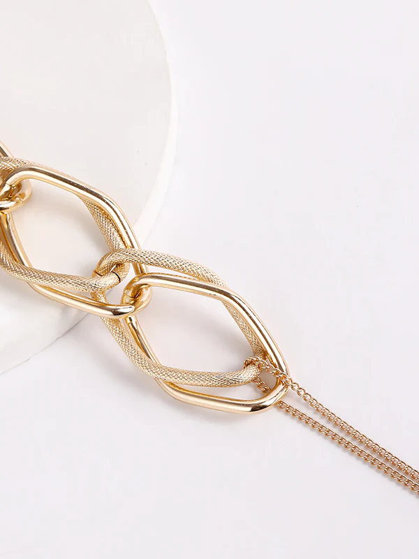 Chains Geometric Solid Color Necklaces Accessories - Image 14