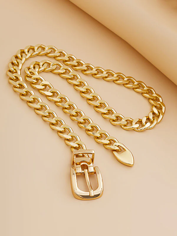 Chains Geometric Solid Color Necklaces Accessories - Image 6