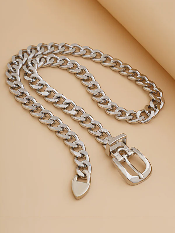 Chains Geometric Solid Color Necklaces Accessories - Image 9