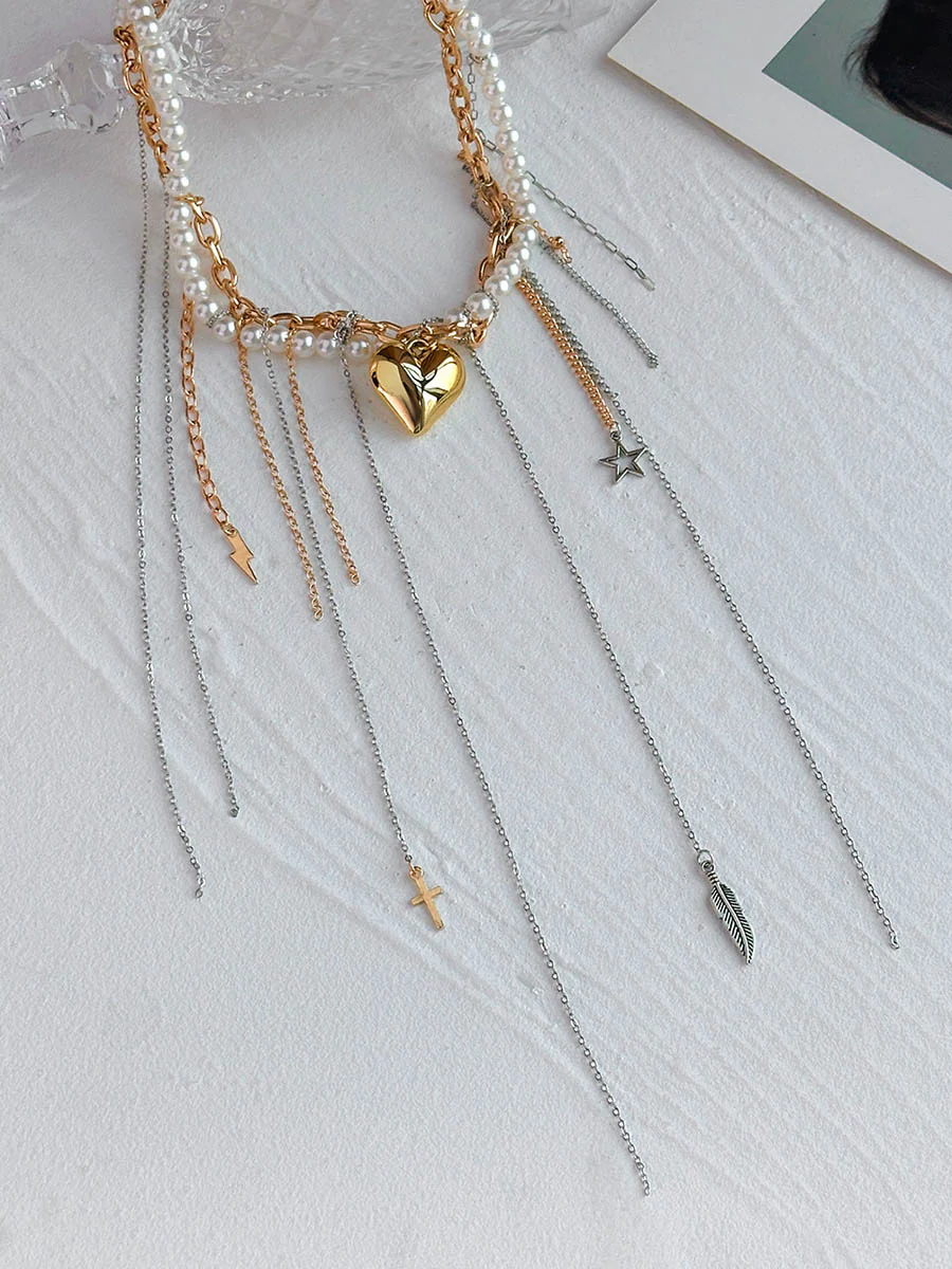 Chains Geometric Tasseled Necklaces Accessories - Image 6