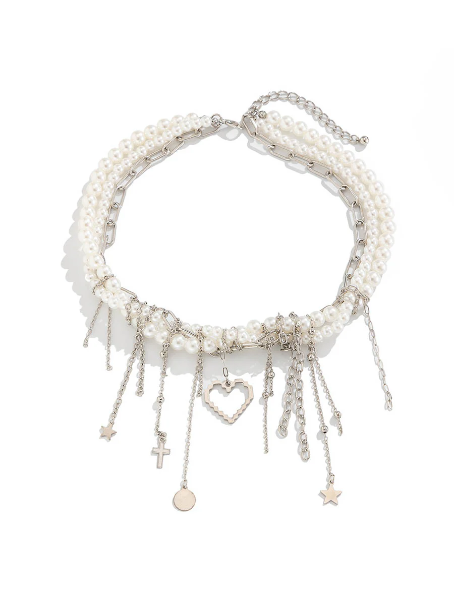 Chains Geometric Tasseled Necklaces Accessories - Image 5