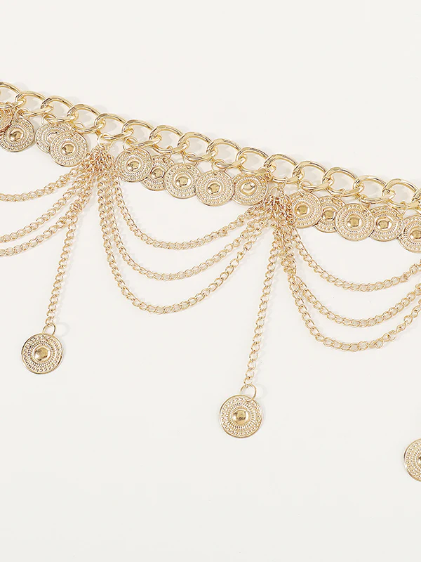 Chains Geometric Tasseled Waist Chain Accessories - Image 8