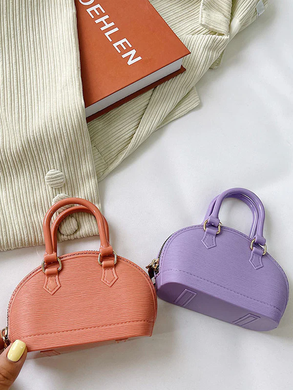 Chains Geometric Zipper Crossbody Bags Satchels - Image 20