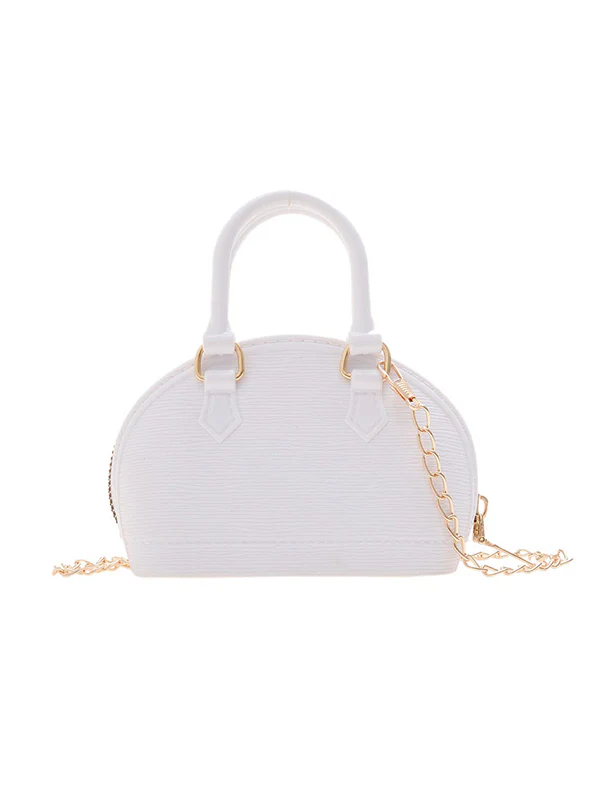 Chains Geometric Zipper Crossbody Bags Satchels - Image 21