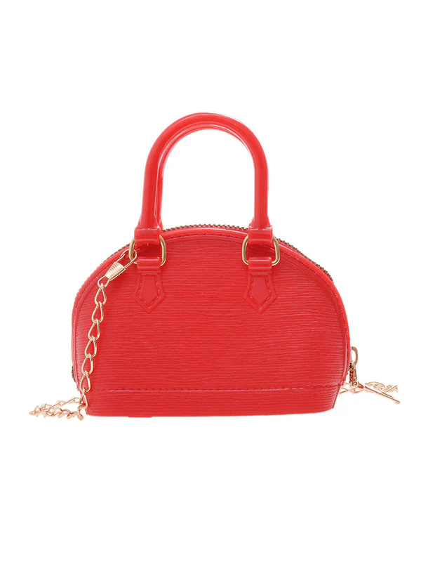 Chains Geometric Zipper Crossbody Bags Satchels - Image 22