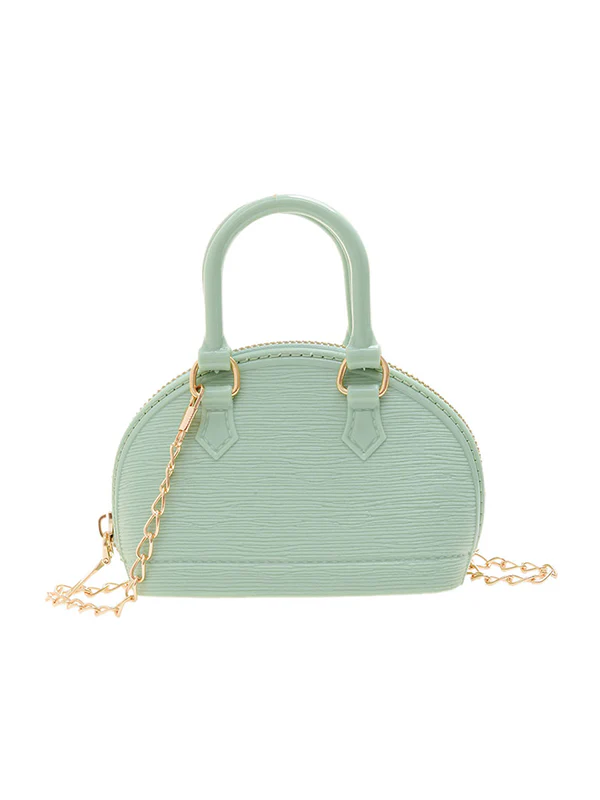 Chains Geometric Zipper Crossbody Bags Satchels - Image 24