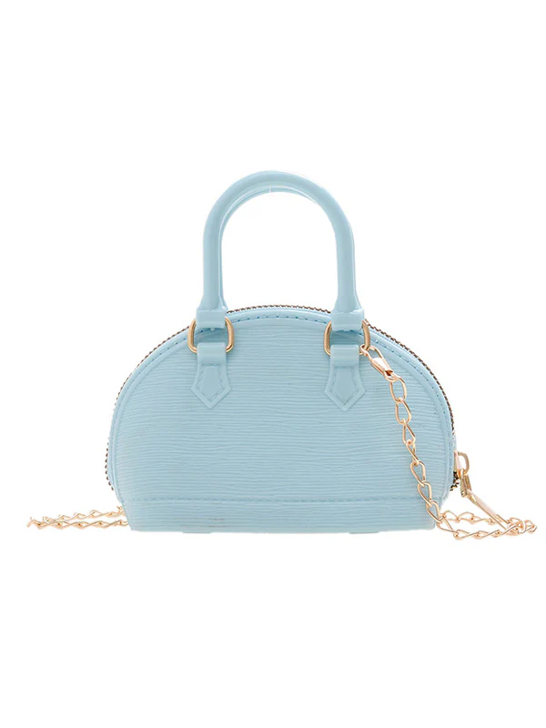 Chains Geometric Zipper Crossbody Bags Satchels - Image 28