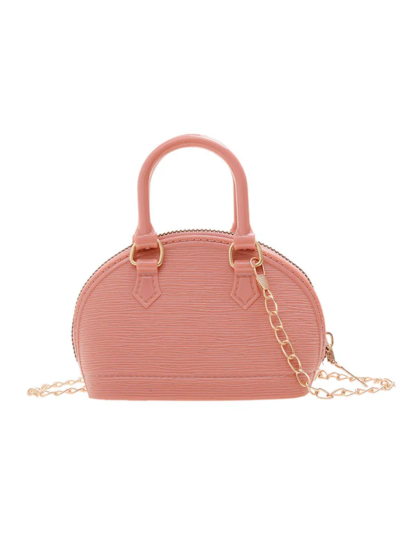 Chains Geometric Zipper Crossbody Bags Satchels - Image 30