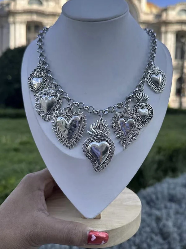 Chains Heart Shape Necklaces Accessories - Image 3