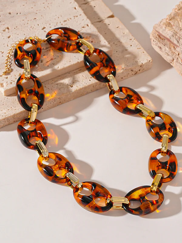 Chains Hollow Leopard Necklaces Accessories - Image 2