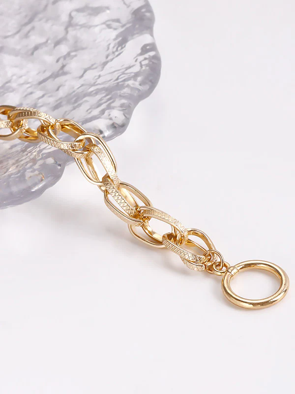 Chains Hollow Solid Color Dainty Necklace Necklaces Accessories - Image 15