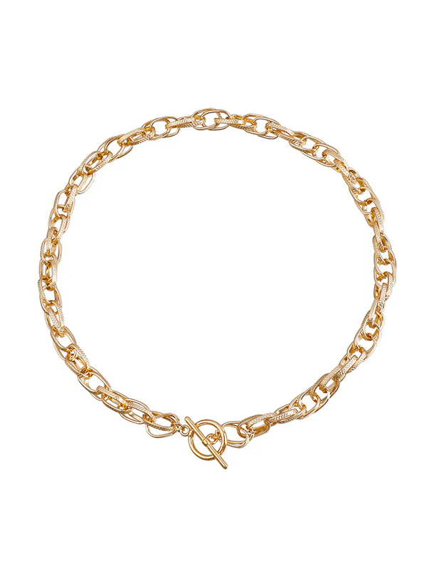 Chains Hollow Solid Color Dainty Necklace Necklaces Accessories - Image 8