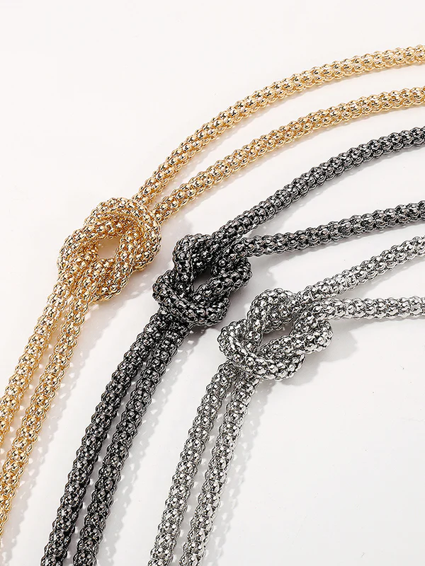 Chains Knot Tasseled Necklaces Accessories - Image 6