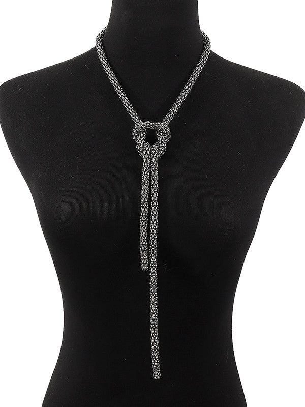 Chains Knot Tasseled Necklaces Accessories - Image 9