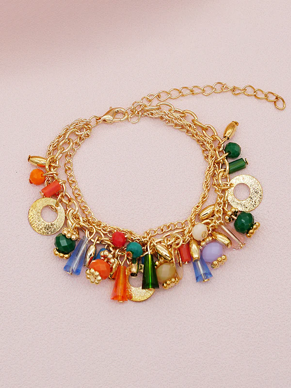 Chains Layered Bracelet Accessories - Image 14