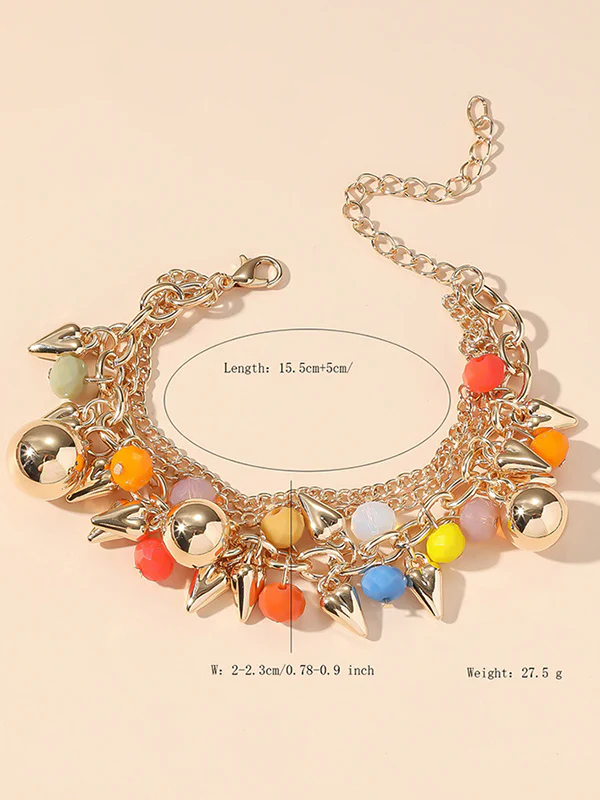 Chains Layered Bracelet Accessories - Image 19