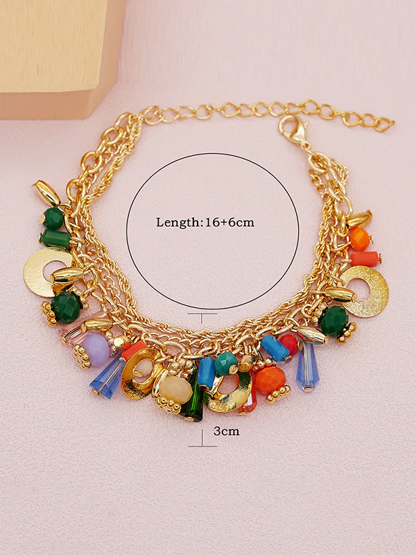 Chains Layered Bracelet Accessories - Image 21