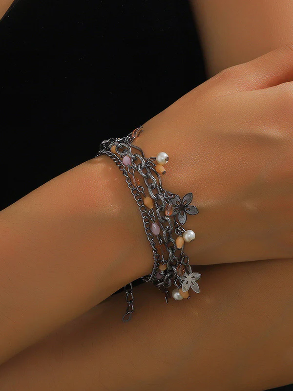 Chains Layered Bracelet Accessories - Image 6