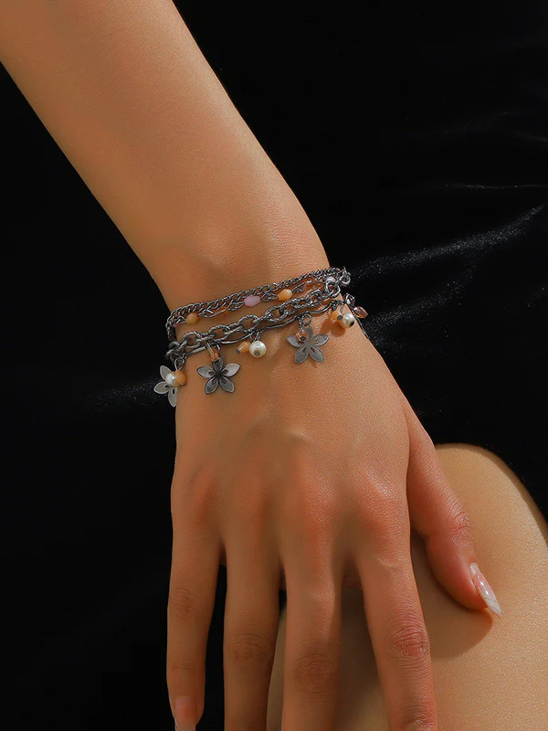 Chains Layered Bracelet Accessories - Image 7