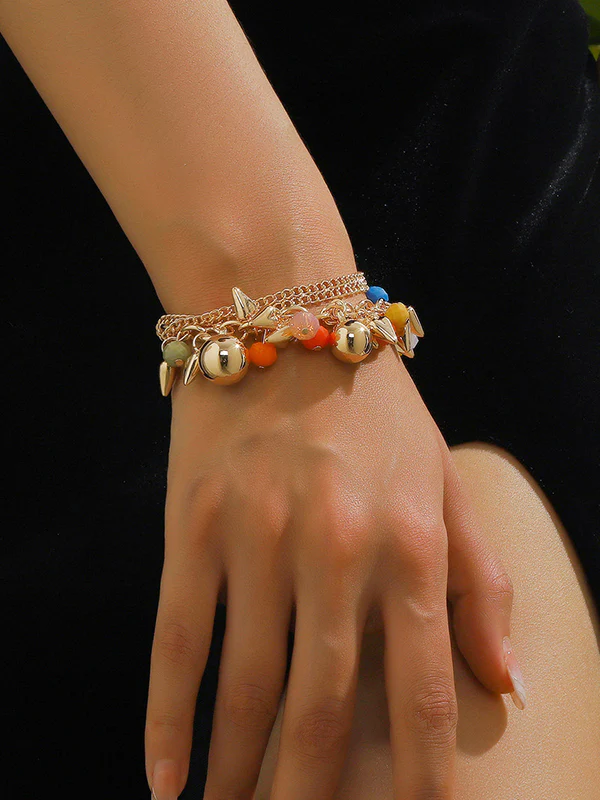 Chains Layered Bracelet Accessories - Image 8